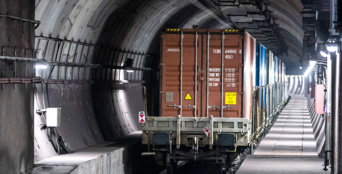 First Domestic Freight Train Traverses Marmaray