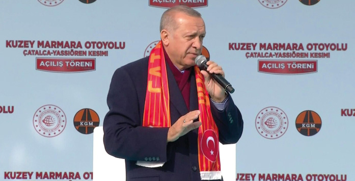President Erdoğan Opens Kınalı-Çatalca Section of the Northern Marmara Highway