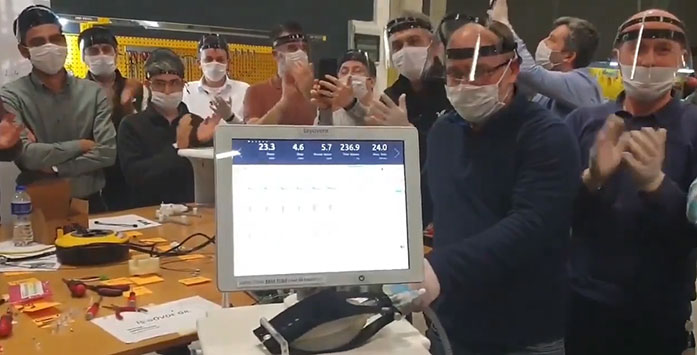 Türkiye's First Domestically Designed Medical Ventilator Ready
