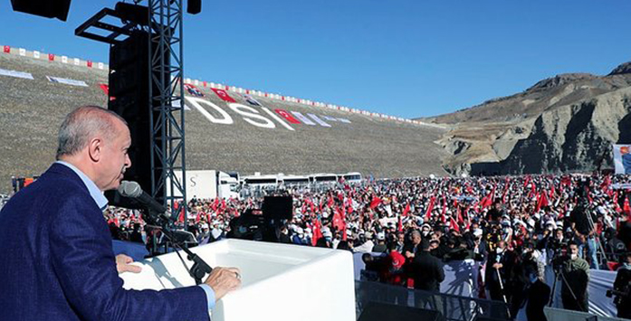 President Erdoğan Inaugurates Ilisu Dam