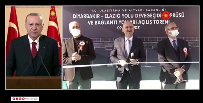 President Erdoğan Inaugurates Devegeçidi Bridge Linking Türkiye’s Eastern Provinces
