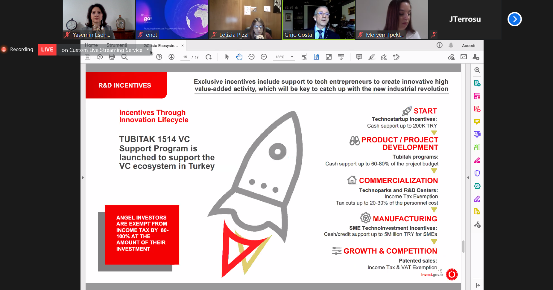 Investment Office Speaks at “Protecting Intellectual Property and Patents in Türkiye” Webinar