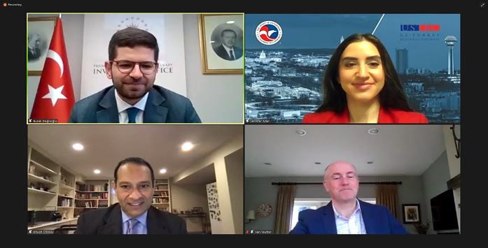 US-Türkiye Business Council Hosts Investment Office at a Virtual Event