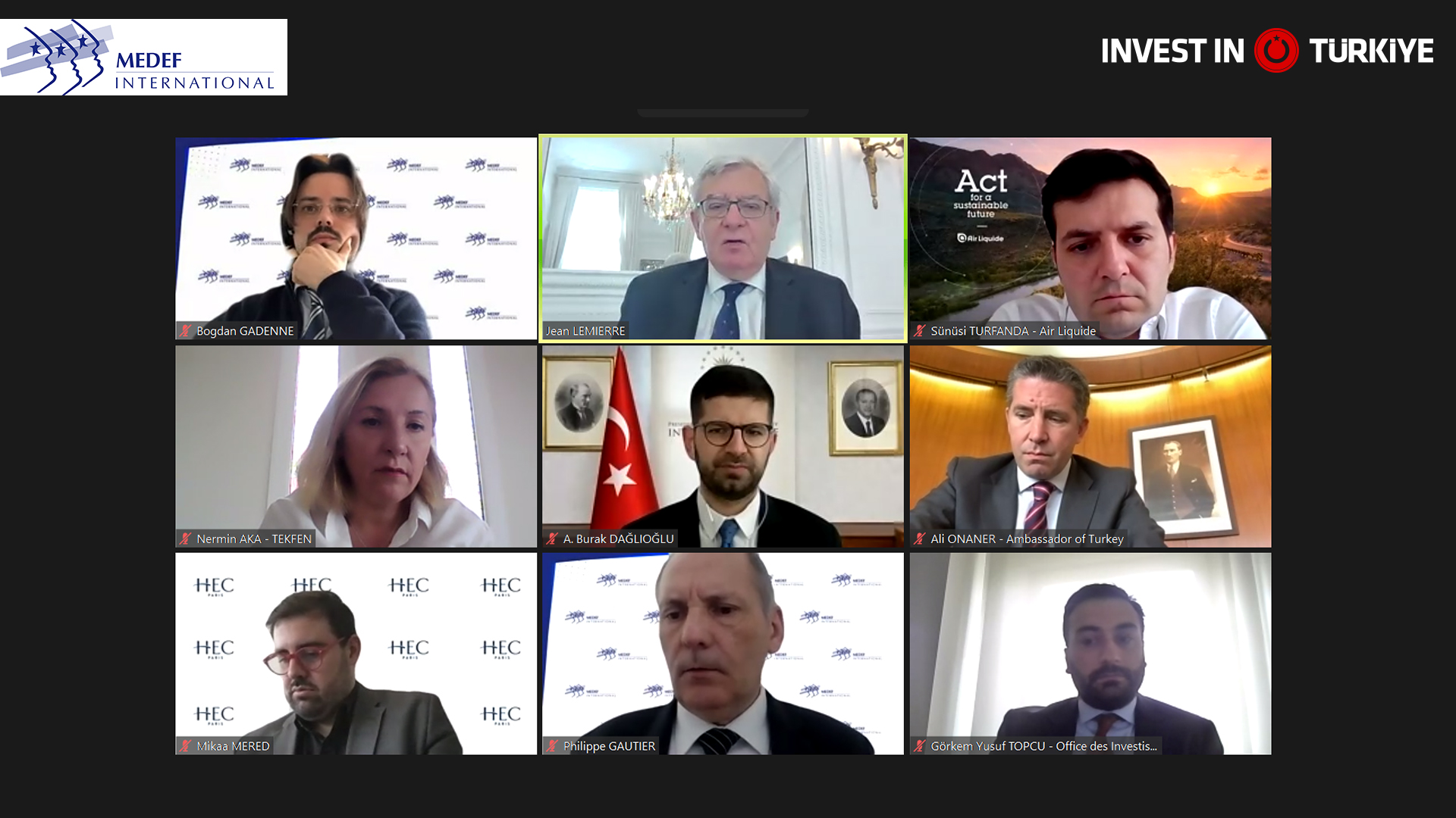 Investment Office Hosts Webinar with France’s MEDEF