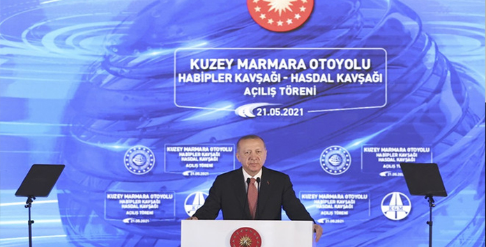 President Erdoğan Marks Completion of the North Marmara Highway