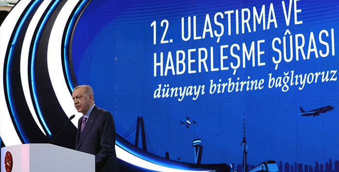 President Erdoğan Attends 12th Transport and Communication Forum