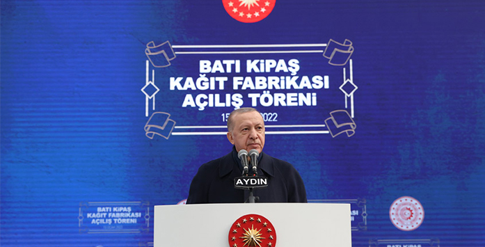 President Erdoğan Inaugurates Largest Paper Mill in Türkiye and Europe