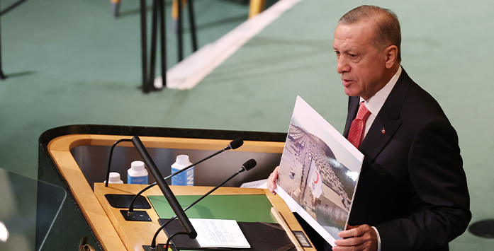 President Erdoğan Addresses at UN General Assembly