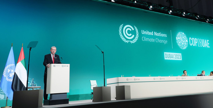 President Erdoğan Addresses at COP28 in UAE