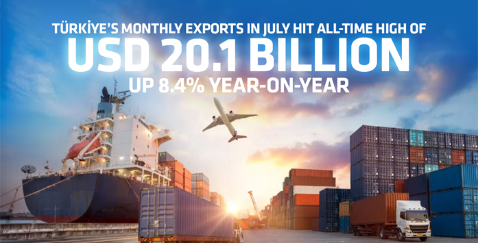 Türkiye Records Highest Monthly July Exports in its History